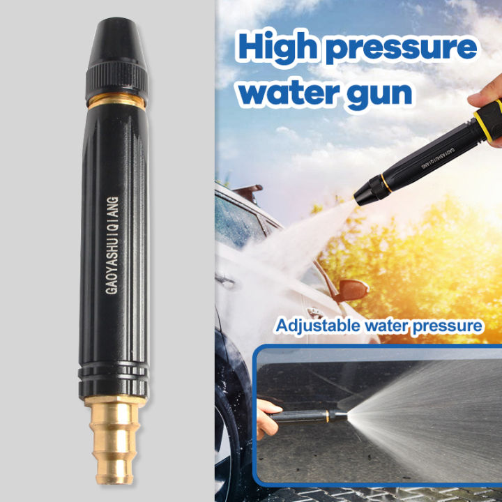 High Pressure Water Spray Nozzle – Multi‑Pattern Metal Water Jet for Garden, Car Wash & Heavy Cleaning in Pakistan