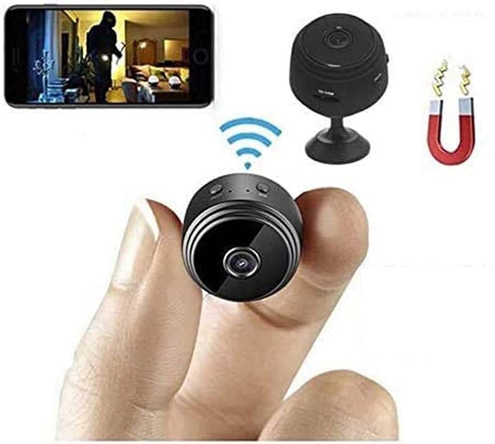 Hidden Mini Spy Camera WiFi 1080P – Wireless Portable Security Cam with Night Vision & Motion Detection in Pakistan