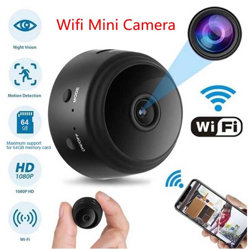 Hidden Mini Spy Camera WiFi 1080P – Wireless Portable Security Cam with Night Vision & Motion Detection in Pakistan
