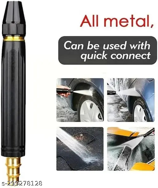 High Pressure Water Spray Nozzle – Multi‑Pattern Metal Water Jet for Garden, Car Wash & Heavy Cleaning in Pakistan