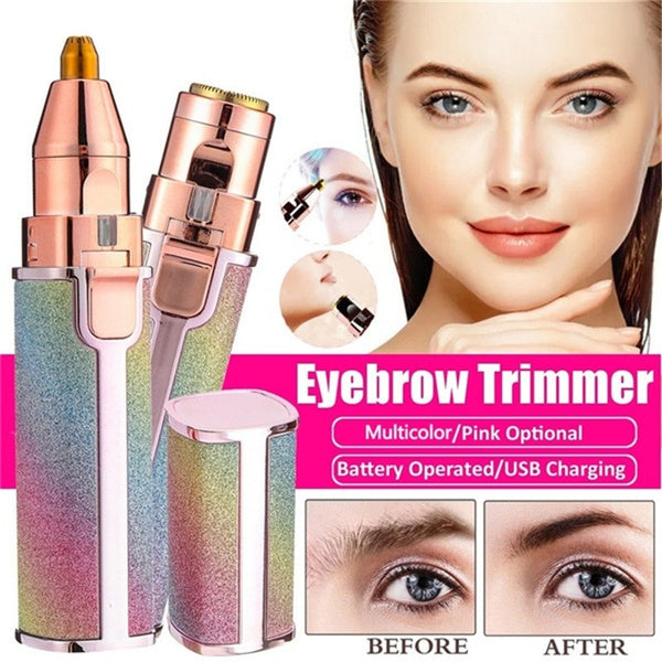 Electric Eyebrow Trimmer – Painless, Portable & Rechargeable