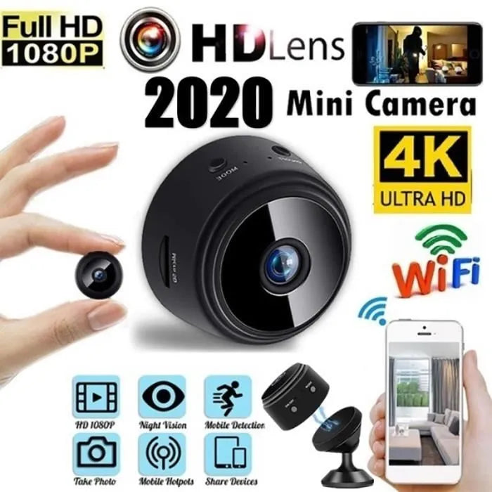 Hidden Mini Spy Camera WiFi 1080P – Wireless Portable Security Cam with Night Vision & Motion Detection in Pakistan