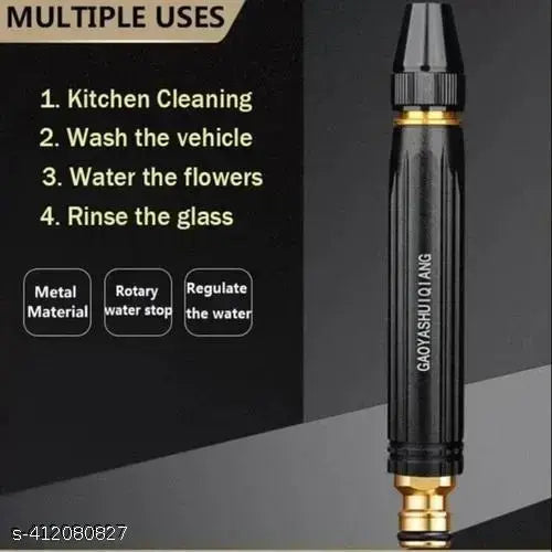 High Pressure Water Spray Nozzle – Multi‑Pattern Metal Water Jet for Garden, Car Wash & Heavy Cleaning in Pakistan